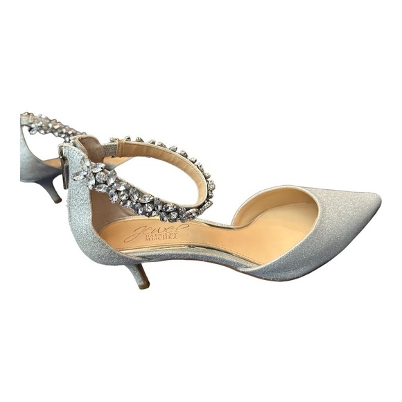 JEWEL BADGLEY MISCHKA Women's Robles Evening Pumps in silver - Picture 10 of 15